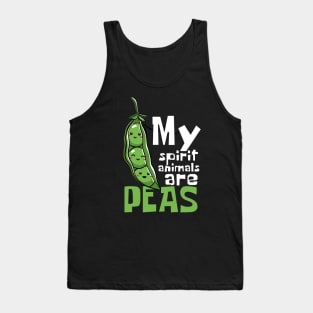 My Spirit Animals Are Peas Funny Tank Top